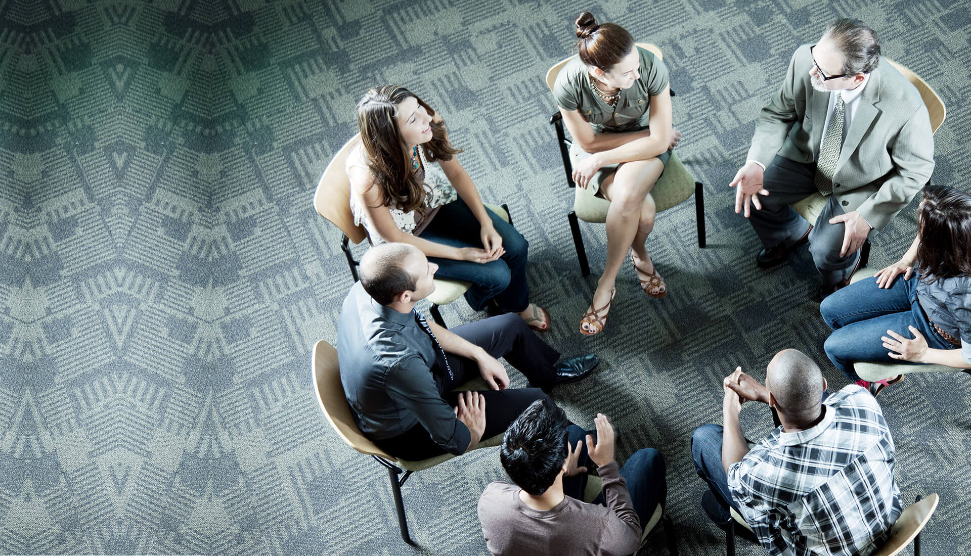Group attending al anon meeting