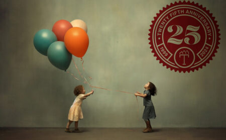 Art of Children Playing with Balloons