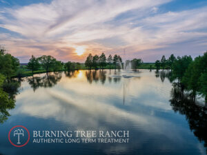 burning-tree-ranch-lake-at-sunset