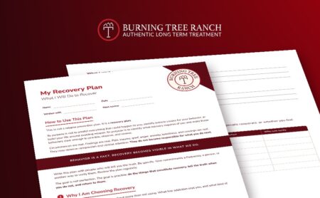 Burning Tree Ranch guide: My Recovery Plan workbook